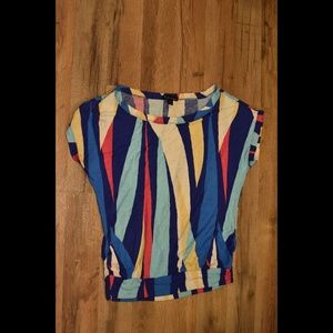 Forever 21 | Abstract Print Multicolored Tunic